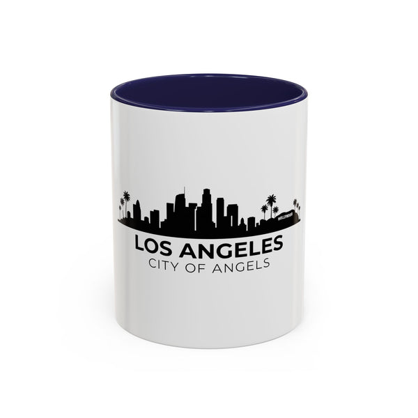 Los Angeles Skyline Accent Coffee Mug – LA Cityscape 11/15oz