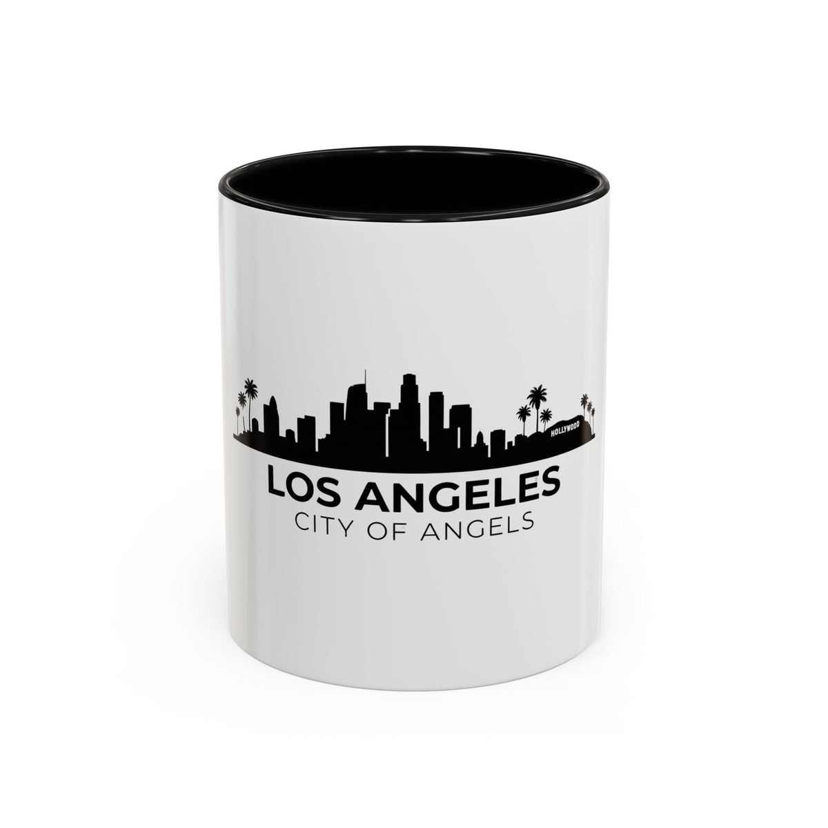 Los Angeles Skyline Accent Coffee Mug – LA Cityscape 11/15oz