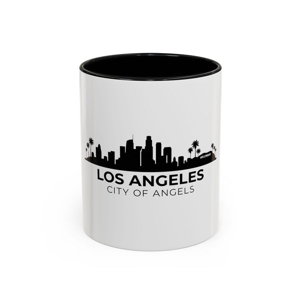 Los Angeles Skyline Accent Coffee Mug – LA Cityscape 11/15oz